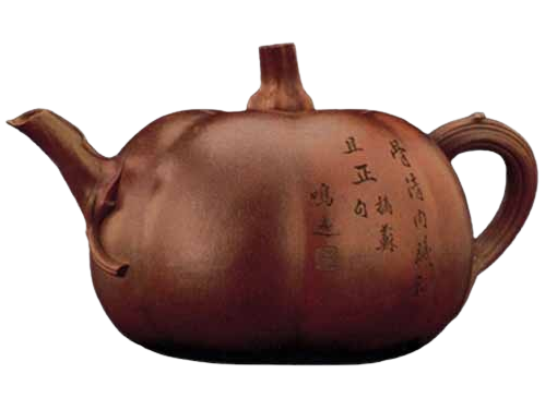 Kürbisförmige Kanne von Chen Mingyuan